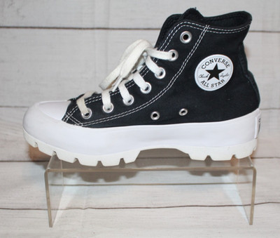 Converse Chuck Taylor All Star Lugged 2.0 Chucky Lace Up High Top Sneakers 5 blk