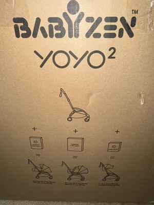 Babyzen Yoyo 2 Stroller 6+ Color Pack Bundle White Aqua New Sealed