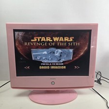 Murphy Pink 19 Widescreen LCD TV Television for Kids Room Caravan Bedroom Flaws