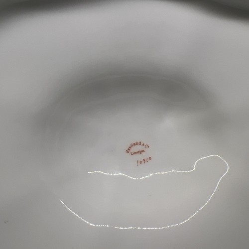 Antique HAVILAND & Co. Limoges THE NORMA 8" Oval Covered Vegetable Serving Bowl - Picture 12 of 14