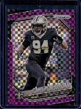 2025 Panini Prizm Cameron Jordan Purple Power #/49 Saints