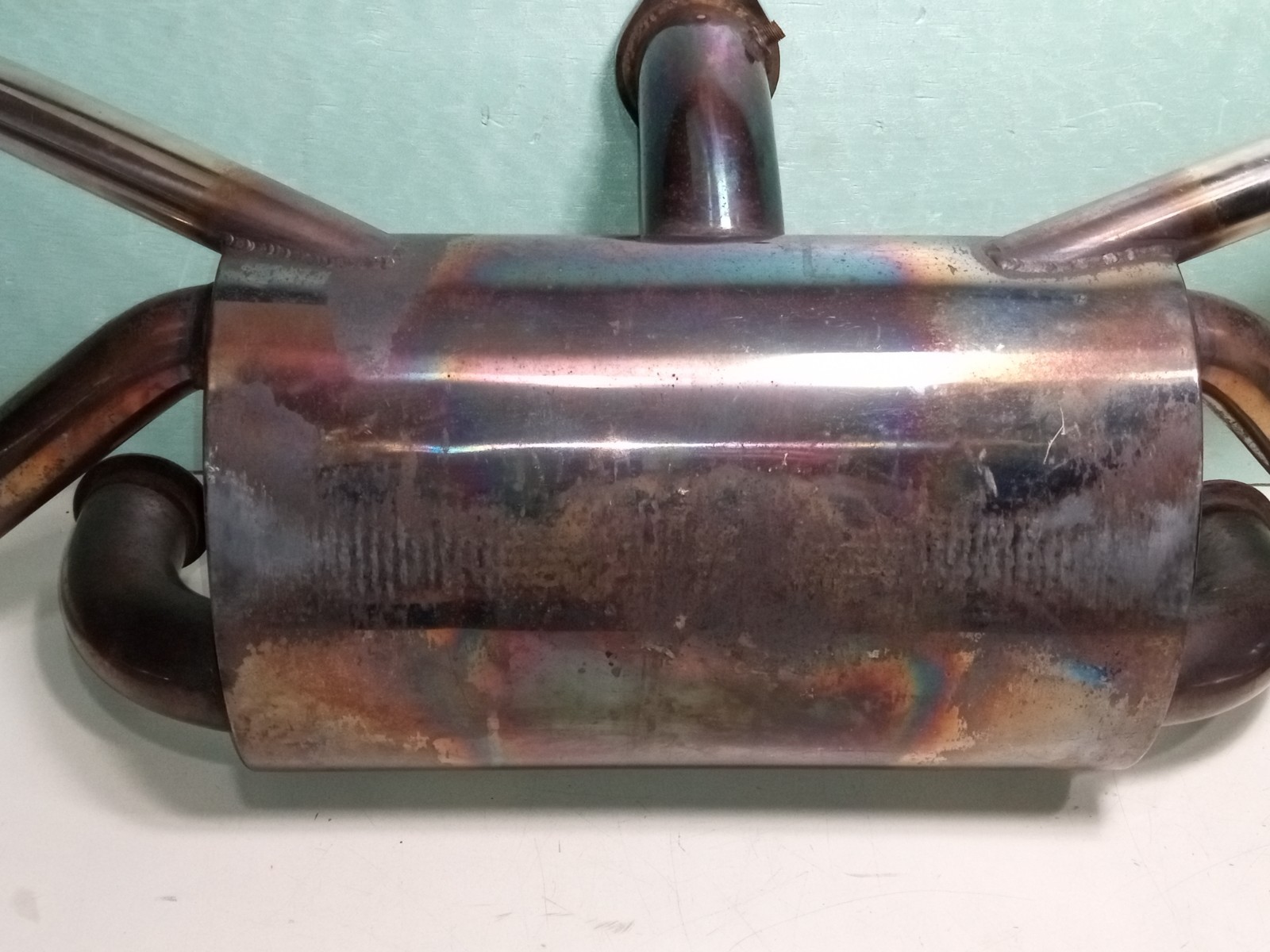 Ferrari 355 Engine  Exhaust Muffler Silencer_Stainless Steel