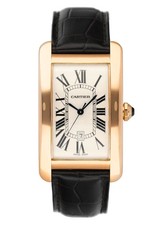 Orologio Cartier Tank Americaine Large W2609156 18K in oro rosa