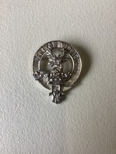 Art Pewter Clan Crest Badge Clan Crest Gifts- Marked 37-Scotland- DB
