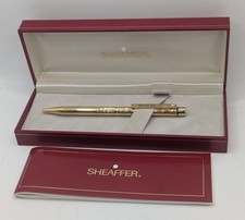 Vntg Sheaffer Targa 1005 Fluted Classic 23K G...
