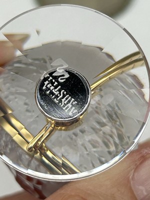 SWAROVSKI CRYSTAL MEMORIES VINTAGE WORLD GLOBE WITH GOLD ACCENTS