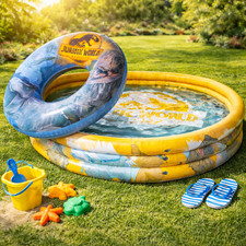 Donut Schwimmreifen 90 cm Planschbecken 122 cm Badespa&szlig; Pool Kinderpool