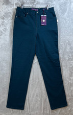 Gloria Vanderbilt Jeans Women's Size 12 Blue Tapered Classic Fit Slimming Casual