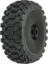Pro-line Racing Badlands MX M2 18 Buggy MTD Black Wheels F/R (Medium) 