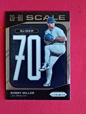 2023 Panini Prizm - 20-80 Scale Bobby Miller #SC14 (RC)