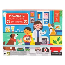 Magnetic Pet Hospital Playset For Kids Imaginative Travel Game Eco Friendly Toys