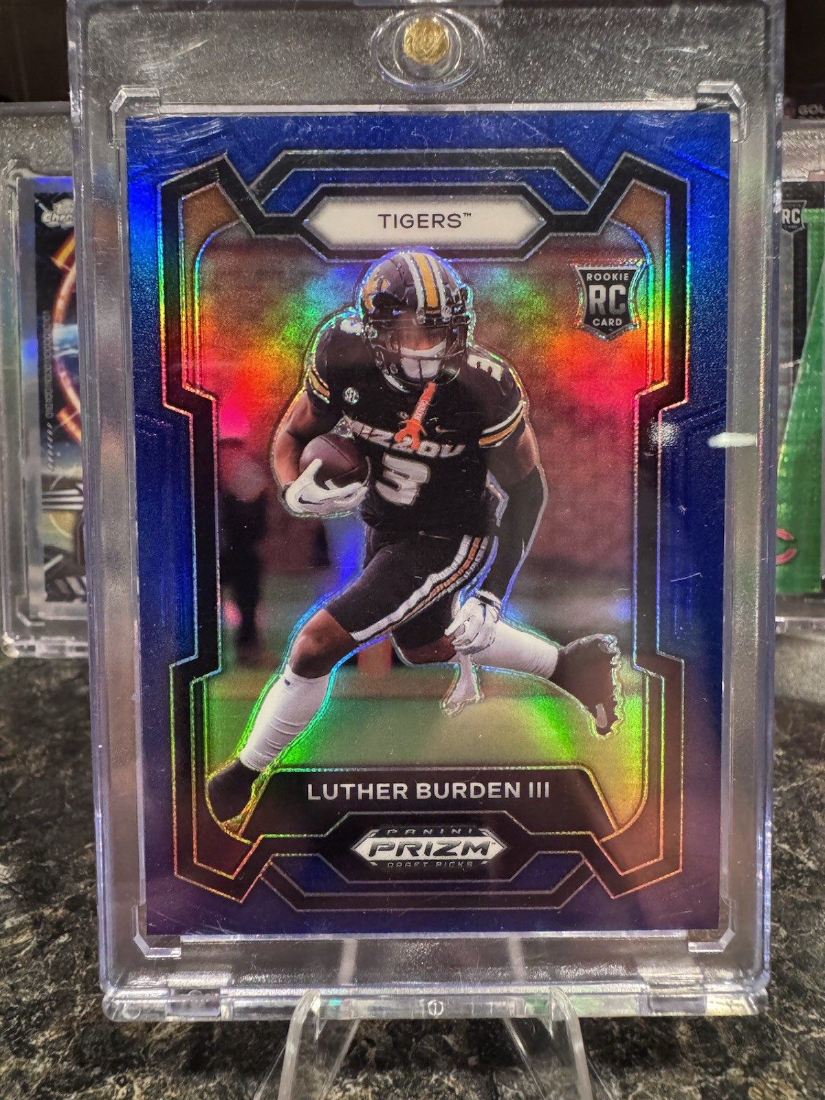 2024 Panini Prizm Draft Picks - Luther Burden #198 Blue Prizm /199 (RC)