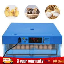 64 eggs 110V 12V chicken duck goose incubator Fully automatic dual power supply