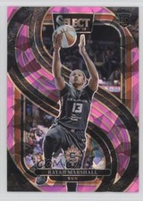 2025 Select WNBA Premier Level Pink Ice Prizm Rayah Marshall #167 Rookie RC 1ce5