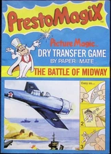 PRESTO MAGIX THE BATTLE OF MIDWAY Dry Tansfer Game - Used 1978 Gillette - WWII