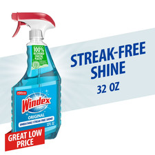 Windex Glass & Window Cleaner, Original Blue, Spray Bottle, 32 fl oz 0.36 per fl oz