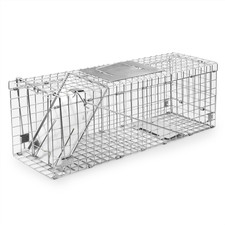 SQUIRREL TRAP HUMANE NO KILL METAL HEAVY DUTY PEST ANIMAL RAT CATCH CAGE BOX