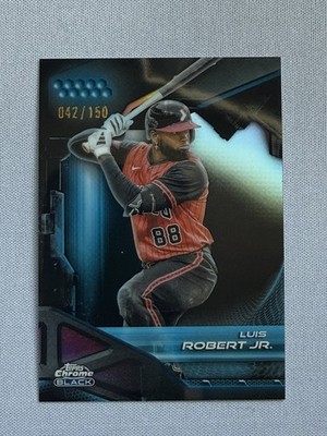 2026 Topps Chrome Black - Luis Robert Jr. Blue /150 #82