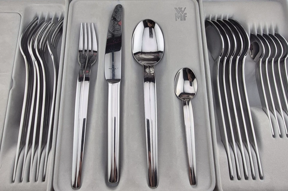 WMF Maxims de Paris Cromargan Germany Besteck 6 Personen 24 Teile Note 3 in OVP - Bild 2 von 4