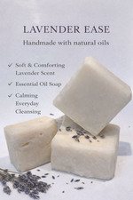 Handmade Tallow Soap Bar – Lavender Ease – Small Batch – Natural Essential Oils