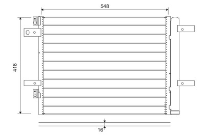 VALEO 822564 Kondensator, Klimaanlage für CITROËN,FIAT,OPEL,PEUGEOT,PEUGEOT (DF-