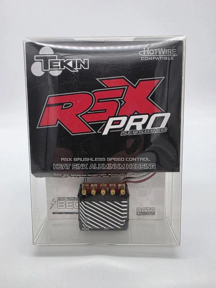 Tekin TEKTT1159 RSX Pro Mod Sensored/Sensorless D2 ESC Brushless Speed Control - Image 2 of 4