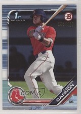 2019 Bowman Draft Sky Blue 252/499 Cameron Cannon #BD-166 sh7
