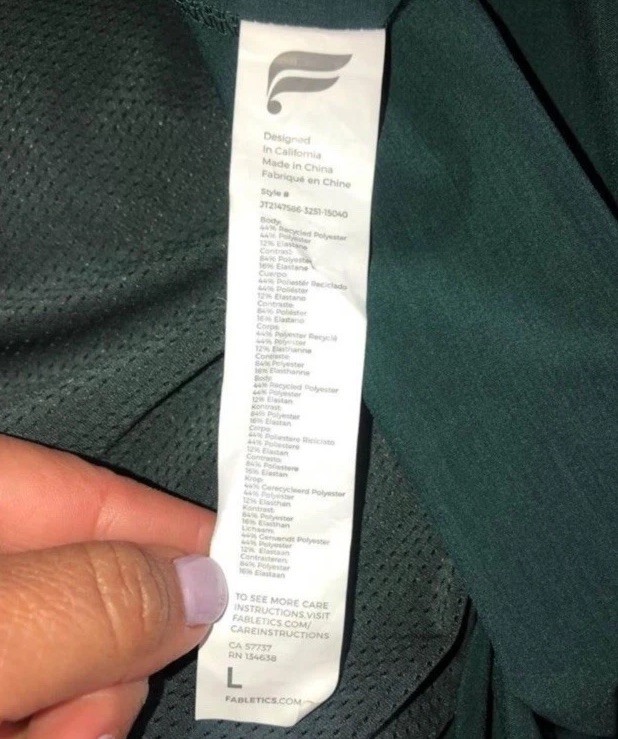 fabletics full zip thin jacket womens sizelarge f… - image 7