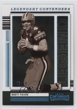 2021 Panini Contenders Legendary Platinum 8/10 Brett Favre #LGD-BFA HOF 17u0