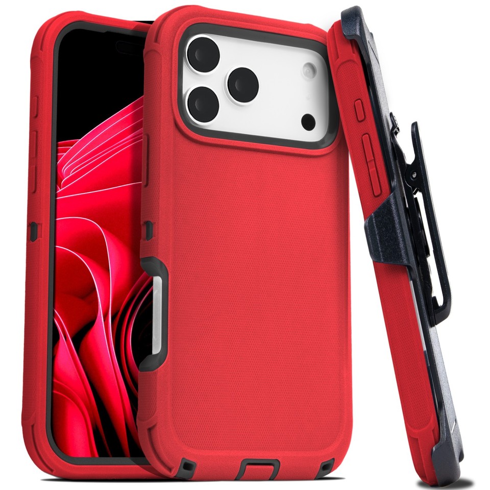 For iPhone 17 Air 16 15 14 Plus Pro Max Case Shockproof Rugged Heavy ...