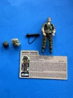 1985 GI Joe Footloose 3.75" Action Figure Backpack Helmet ARAH Vintage O-Ring