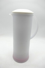 Tupperware C15 Thermoskanne Thermowächter 1 L Weiß Deckel Rot