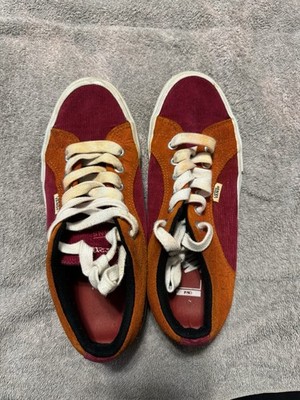 Supreme × Vans Lampin Pro Cro Suede US 9 Orange 2018SS Corduroy
