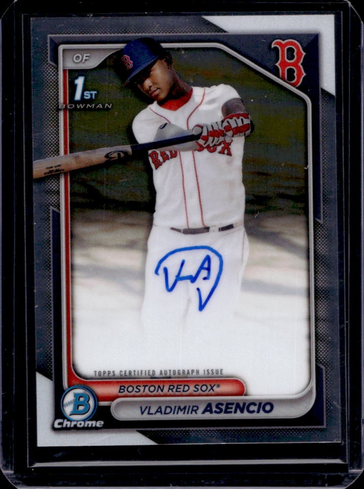 2024 Bowman Chrome Vladimir Asencio Auto 1st #CPA-VA Red Sox