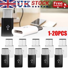 1~20X Micro USB Female to Type C Male Converter USB-C Adapter Converter Adapter