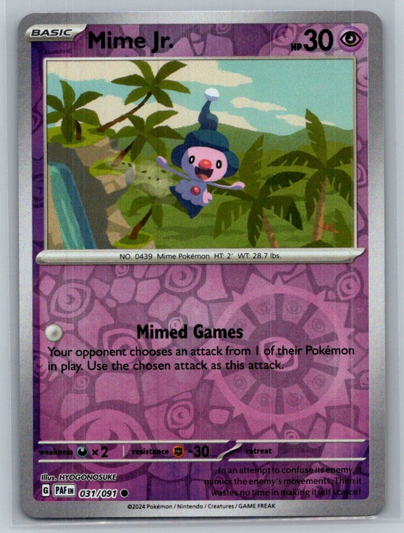 Mime Jr. - 031/091 - SV: Paldean Fates [REVERSE HOLO]