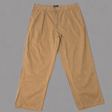 Polo Ralph Lauren Andrew Pant Chinos Tan Khaki Pleated Cotton Made in USA 40x30