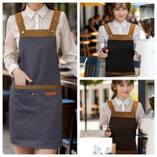 Kitchen Apron Pockets Cooking BBQ Baking Grilling Chef Bar Cook Restaurant Gift