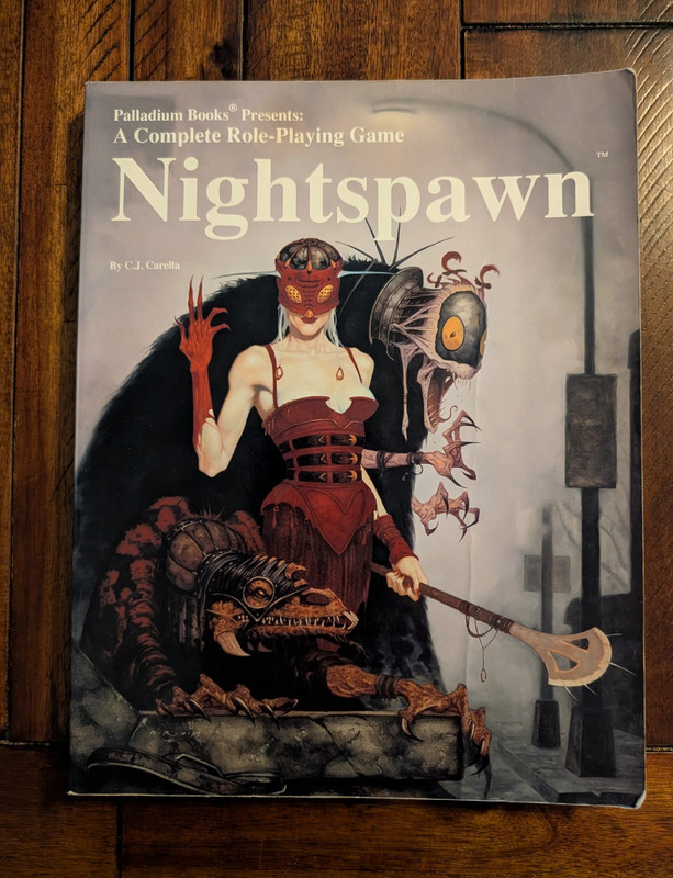 Palladium Books Nightspawn Complete Role-Playing Game RPG Softcover 1992 MPN 730