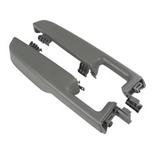 Driver Left Passenger Right Side Front Door Armrest Driver Passenger Gray