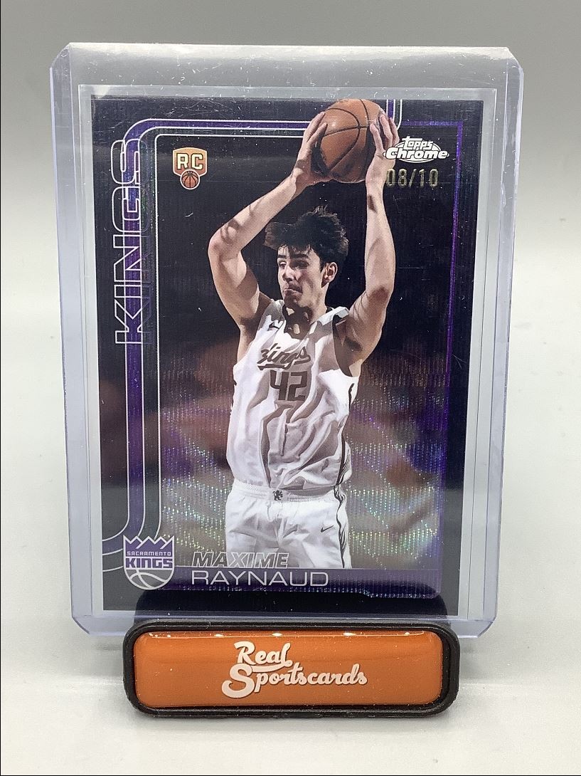 2025-26 Topps Chrome Maxime Raynaud #293 Black Wave RC /10 Kings