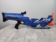 Nerf Rival Nemesis Blaster MXVII-10K Blue Parts/Repair No Magazine Holder Read 