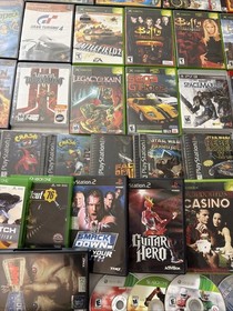 vintage Video Game Lot 53 CIB + 26 Games Switch Ps2 Ps1 Xbox Ps3 Wii 80+ Games!