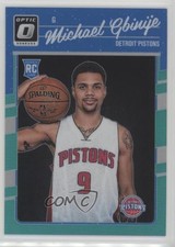 2016-17 Panini Donruss Optic Aqua Prizm 11/25 Michael Gbinije #188 1u6