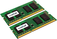 16GB Kit 8Gbx2 , 204-Pin SODIMM, DDR3 PC3-12800,