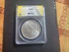 1886 P, ANACS Certified , MS 62, Ships Only To US Addresses