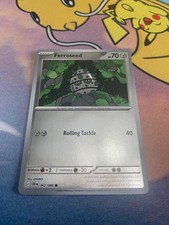 Pokemon Ferroseed CRI 62/86 Reverse Holo Near Mint English