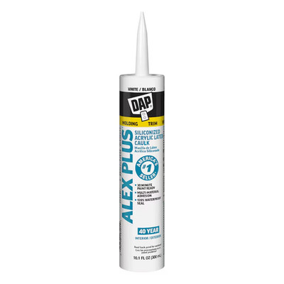 DAP ALEX Plus 10.1-oz Paint trim Paintable Latex Caulk