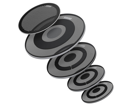 Evans Drum Heads - dB Rock Pack (10'' 12'' 16'') with 14'' dB Snare Batter and 22'' d