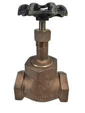 HAMMOND 413 Bronze Globe Valve 1-1/4" Threaded Class 150 (300-WOG) UB Steam Disc